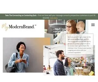 Mymodernbrand.com(Turn Contacts into Customers) Screenshot