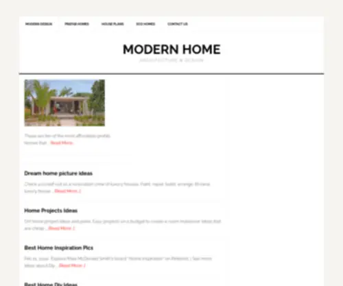 Mymodernhouse.info(Architecture & Design) Screenshot