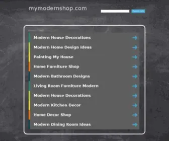 Mymodernshop.com(Business) Screenshot