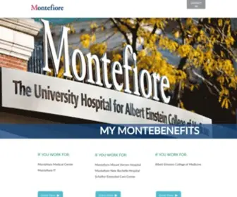 Mymontebenefits.com(Montefiore 3.0) Screenshot