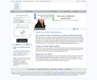 Mymoodmonitor.com(My Mood Monitor) Screenshot