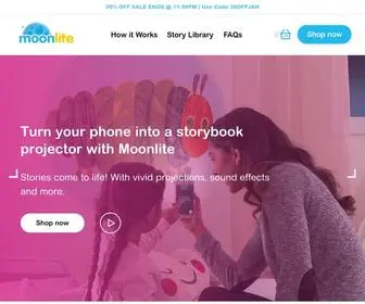 Mymoonlite.com(A Storybook Projector For Your Mobile Phone) Screenshot