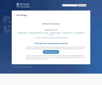 Mymosaicinfo.org(My Mosaic Page) Screenshot