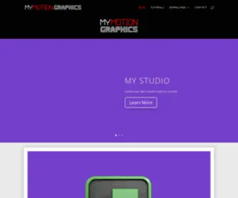 Mymotiongraphics.tv(My Motion Graphics) Screenshot