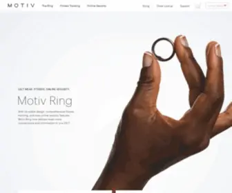 Mymotiv.com(Motiv Ring) Screenshot