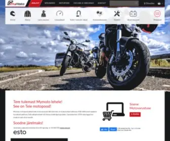 Mymoto.ee(Motovarustus internetist) Screenshot