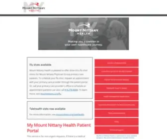 Mymountnittanyhealth.com(Mymountnittanyhealth) Screenshot