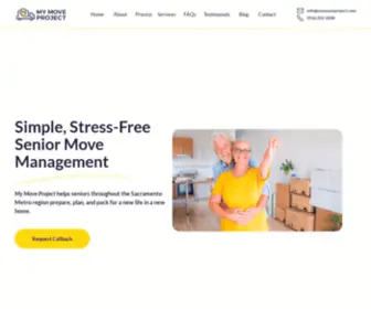 Mymoveproject.com(Sacramento Senior Move Managers) Screenshot