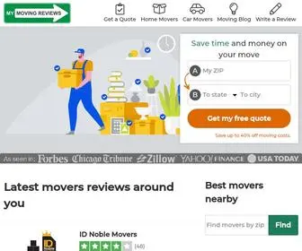 Mymovingreviews.com(Best Moving Company ReviewsCompare Movers) Screenshot