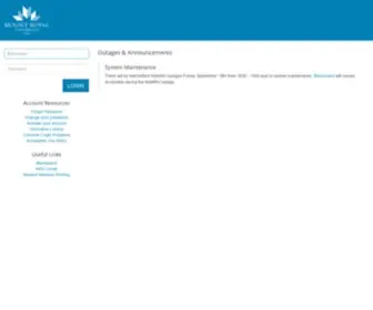 MYmru.ca(Central Authentication Service) Screenshot