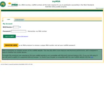 MYmsa.com.au(myMSA) Screenshot