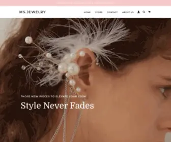 MYMsbeauty.com(Shop Fine Jewelry Online) Screenshot