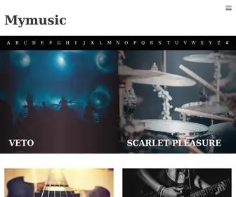 Mymusic.dk(Mymusic giver dig overblikket over dansk musik 2020) Screenshot