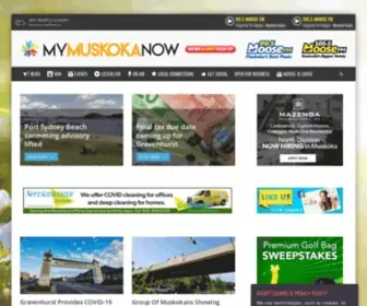 Mymuskokanow.com(Muskoka News) Screenshot
