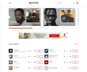 Mymuze.com(My Muze) Screenshot
