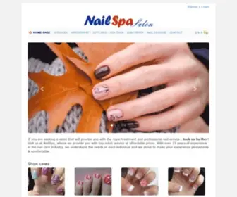 Mynailspa.com(Full nail salon in college) Screenshot