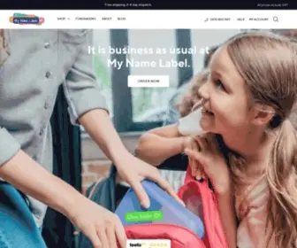 Mynamelabel.co.uk(Name Labels) Screenshot