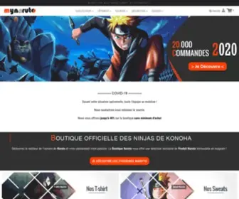 Mynaruto-Shop.fr(Domain misconfigured) Screenshot