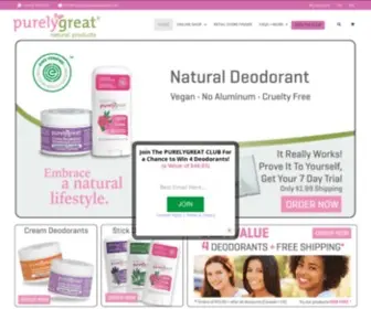 Mynaturaldeodorant.com(Best Natural Deodorant) Screenshot