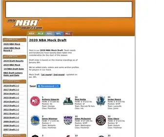 MYnbadraft.com(2024 NBA mock draft and NBA draft results. Our 2024 NBA mock draft) Screenshot