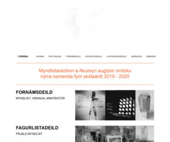 MYndak.is(Myndlistaskólinn) Screenshot