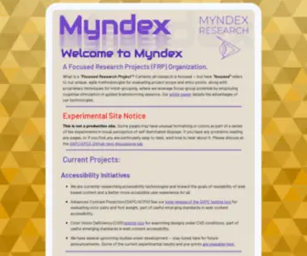 MYndex.com(Myndex) Screenshot