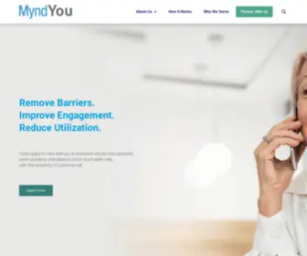 MYNdyou.com(Join the cognitive care revolution with MyndYou) Screenshot