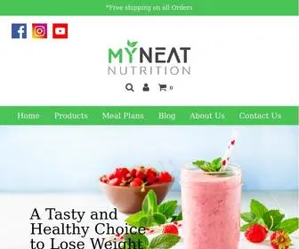 Myneatnutrition.com(The Best Meal Replacement Shakes) Screenshot