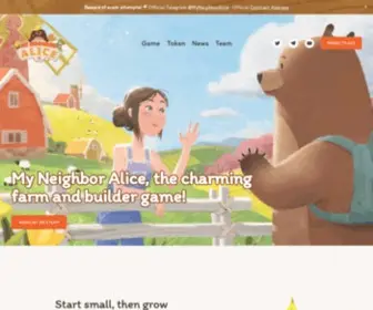Myneighboralice.com(My Neighbor Alice) Screenshot