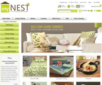 Mynesthome.com(My Nest Lifestyle) Screenshot