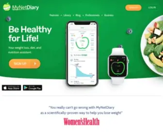 Mynetdiary.com(Calorie counter) Screenshot