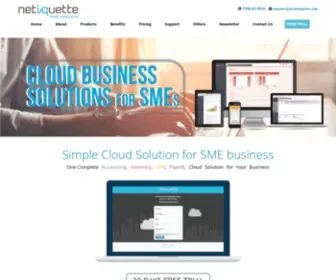 Mynetiquette.com(Netiquette Software Malaysia) Screenshot