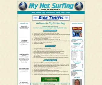 Mynetsurfing.net(Web Traffic System) Screenshot