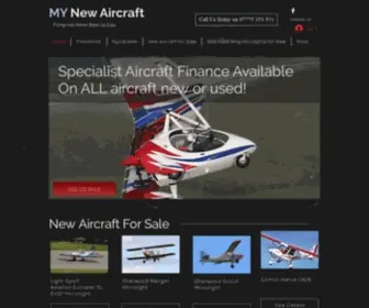 Mynewaircraft.co.uk(Light Aircraft For Sale UK) Screenshot