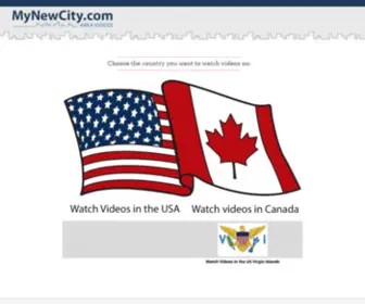 Mynewcity.com(Watch 100s of free area videos around the USA and Canada) Screenshot