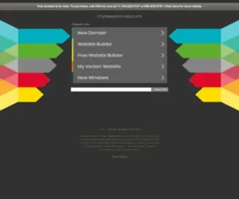 MynewDomain.com(The Leading My New Domain Site on the Net) Screenshot