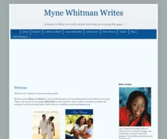 Mynewhitmanwrites.com(Myne Whitman Writes) Screenshot