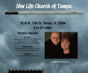 Mynewlifetampa.org(New Life Pentecostal Church of Tampa) Screenshot