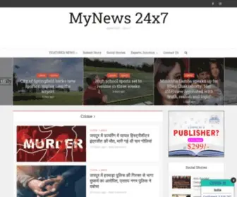 Mynews24X7.in(MyNews 24x7) Screenshot