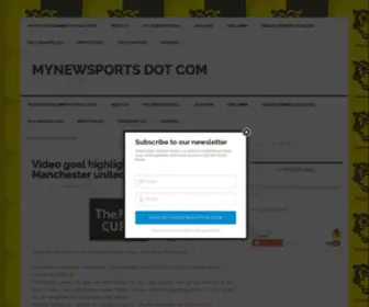 Mynewsports.com(Mynewsports Dot Com) Screenshot