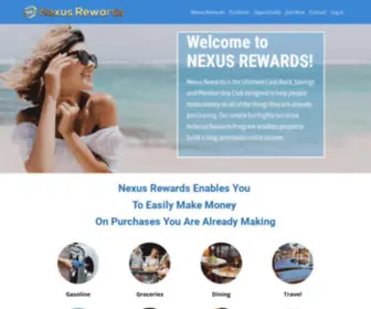 Mynexusrewards.com(Nexus Rewards) Screenshot