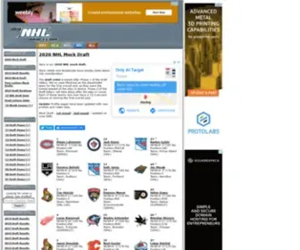 MYNHLdraft.com(2021 NHL Mock Draft) Screenshot