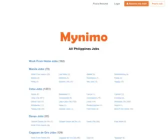 Mynimo.com(Cebu, Davao, Cagayan de Oro, Bacolod and Iloilo Jobs) Screenshot