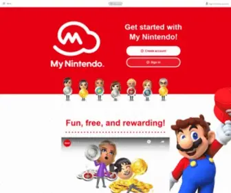 Mynintendo.com(My Nintendo) Screenshot