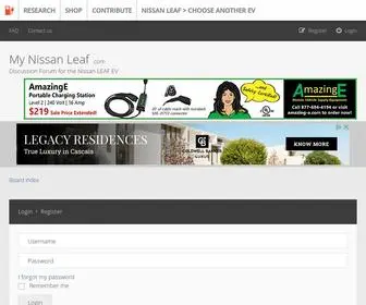 Mynissanleaf.com(My Nissan Leaf Forum) Screenshot