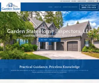 MYNjhomeinspector.com(Garden State Home Inspectors) Screenshot