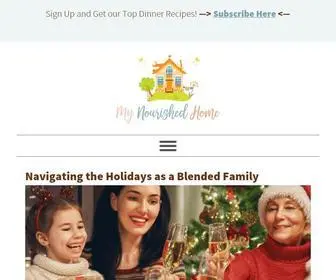 Mynourishedhome.com(Motherhood) Screenshot