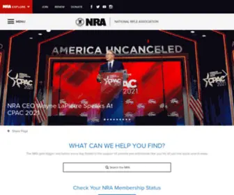 MYnra.com(The National Rifle Association) Screenshot