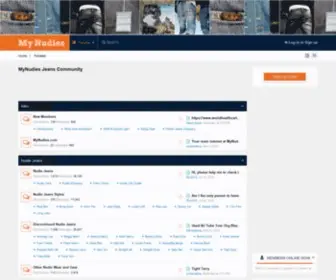 Mynudies.com(MyNudies Jeans Community) Screenshot