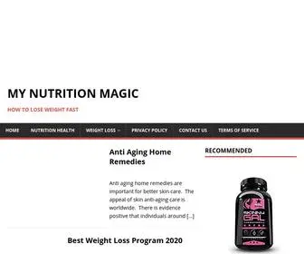 Mynutritionmagic.com(My Nutrition Magic) Screenshot